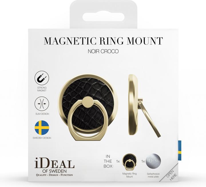 Actual product image iDeal Of Sweden Hoidja magneetiline s??rmusega Noir Croco