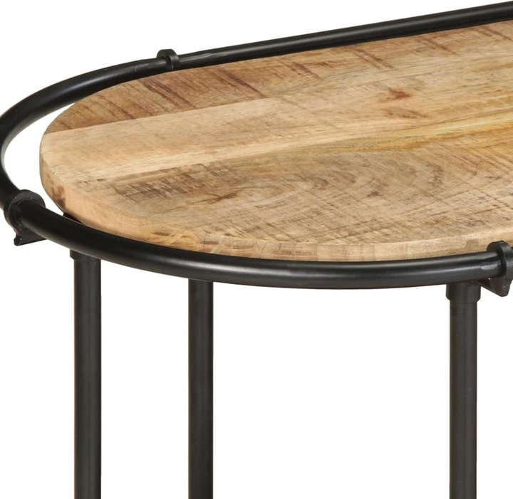 Immagine prodotto VidaXL Mobile TV Mobile TV basso Tavolo TV Mobili TV Legno di mango grezzo (200 x 42 x 40 cm)