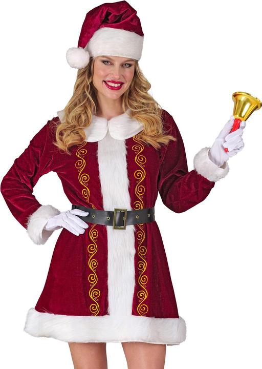 Widmann Miss Santa Claus Kostüm für Frauen (M)