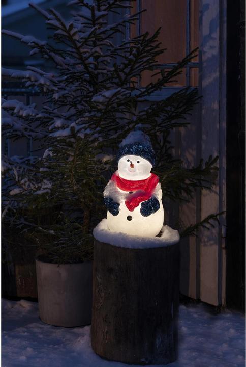 Produktbild Konstsmide LED-Schneemann LED Kunststoffschneemann, 38 cm