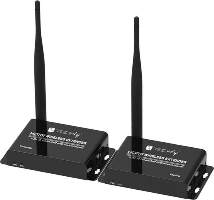 Techly 50m Draadloze HDMI Extender Volledig