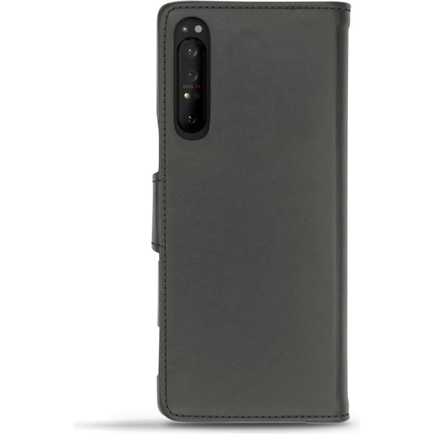 Thumbnail - Noreve Lederschutzhülle Wallet (Sony Xperia 1 II), Smartphone Hülle, Grau