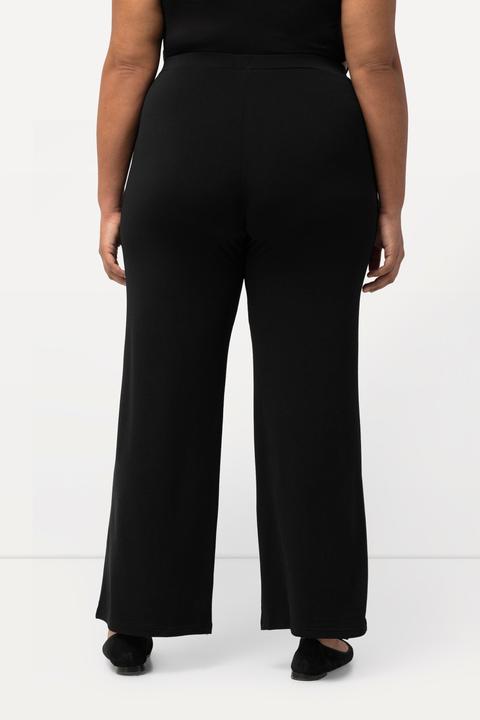 Produktbild Ulla Popken Hose, Jersey, weites Bein, Elastikbund (58, 60)
