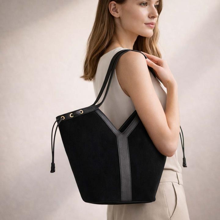 Actual product image Gallantry Moderne Damen Tote Bag Wildlederoptik
