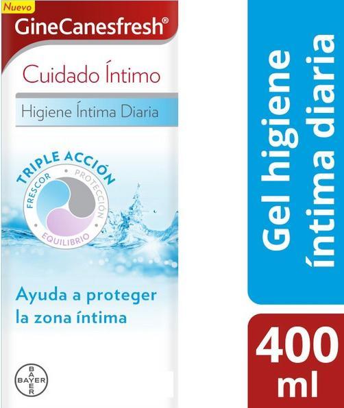 Produktbild Bayer GineCanesfresh Intimpflege-Gel Tägliche Intimhygiene mit Lotusblütenextrakt, Glycin und Laktose (Intimgel)