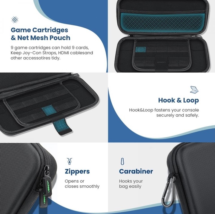 Immagine prodotto Ugreen Borsa Nintendo (Switch, Switch Lite, Switch OLED)