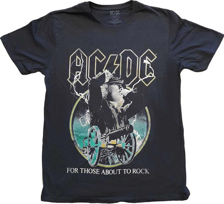 AC/DC For Those About To Rock Yellow Outline