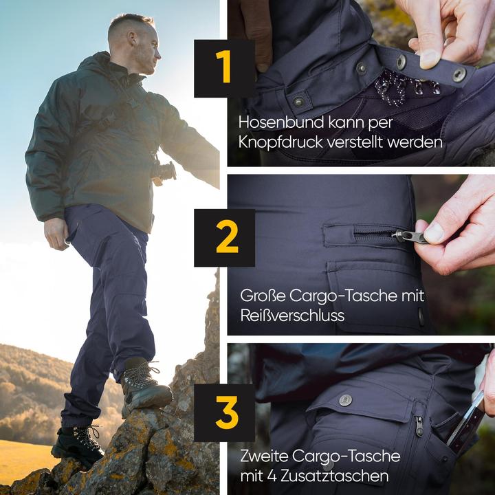 Produktbild Normani Herren Wanderhose - Outdoorhose (3XL)
