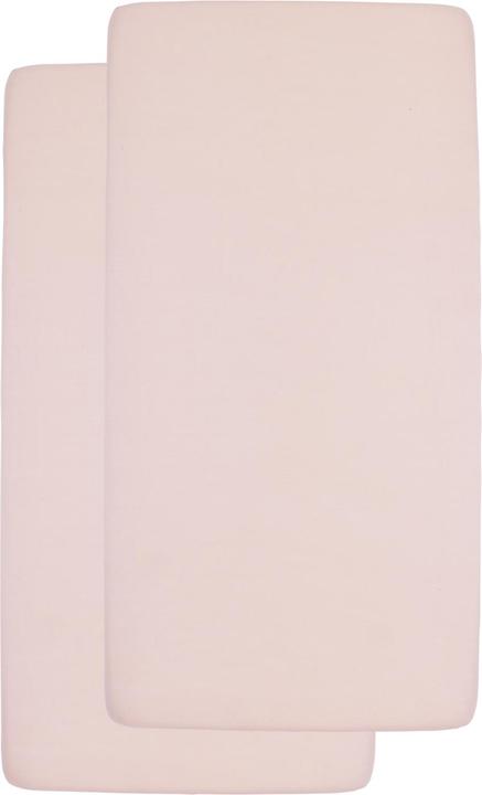 Meyco jersey draps-housses 2-pack 70x140/150 soft pink