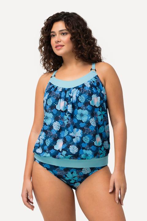 Produktbild Ulla Popken Tankini, Blumen, Softcups, Träger verstellbar (42 A)