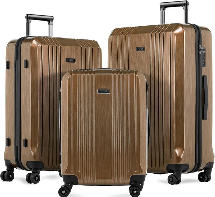 Image du produit Fergé 3-teiliges Hartschalenkofferset mit TSA-Schloss