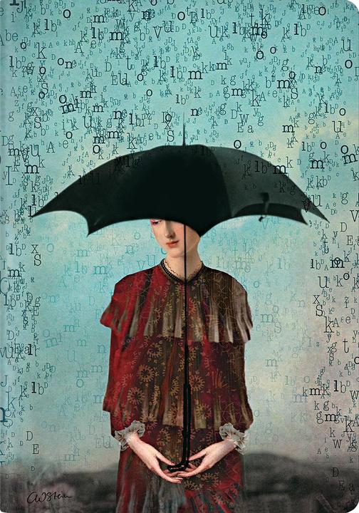 Image du produit Paperblanks Notizheft A6 Wordscapes (A6, À rayures, Couverture souple)