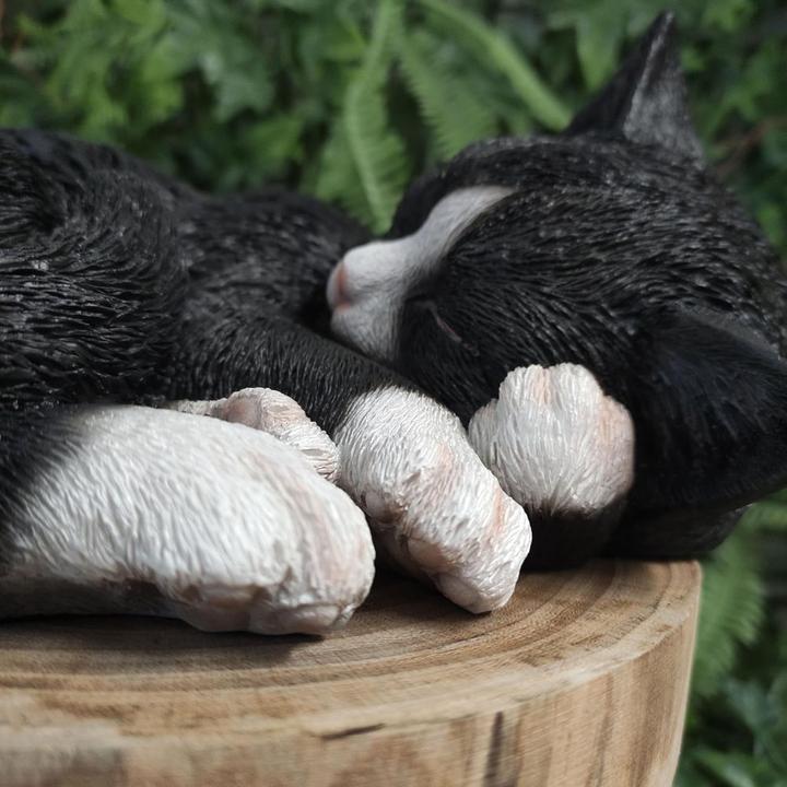 Actual product image Decoration figure sleeping cat