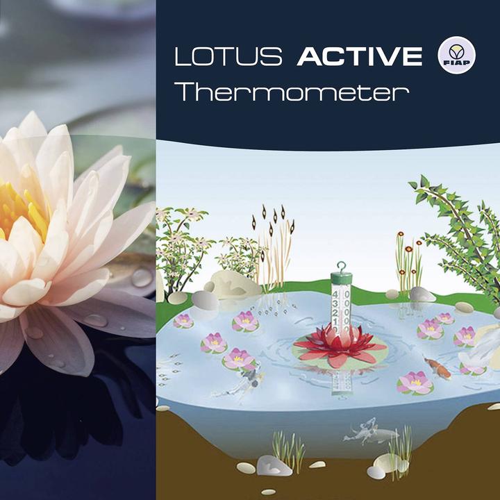 Produktbild Fiap LOTUS ACTIVE - schwimmendes Thermometer einer nachempfunden, optisches Highlight