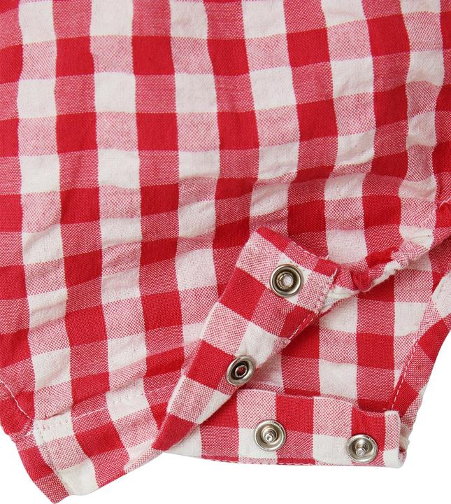 Actual product image Vertbaudet Ärmelloser Baby Kurzoverall mit Vichykaro (62)