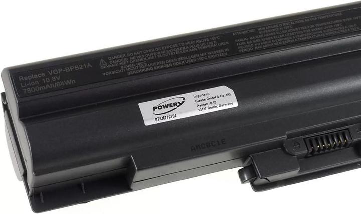Actual product image AccuCell Sony VGP-BPL21 battery (6600 mAh)