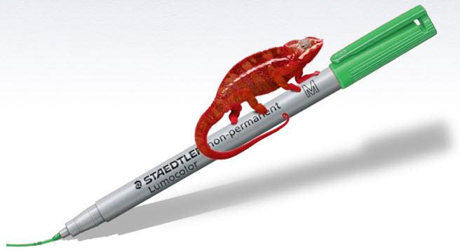 Actual product image Staedtler Lumocolor non-permanent (Green, 1 mm, 1 x)