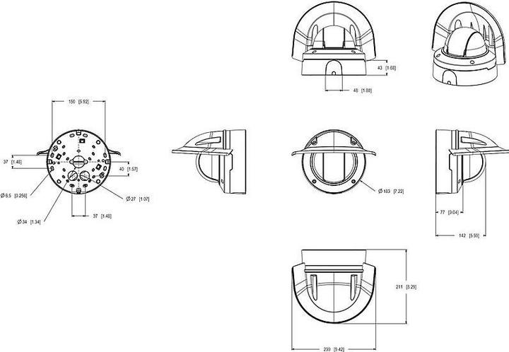 Actual product image Axis Q3548-LVE (3840 x 2160 pixels)