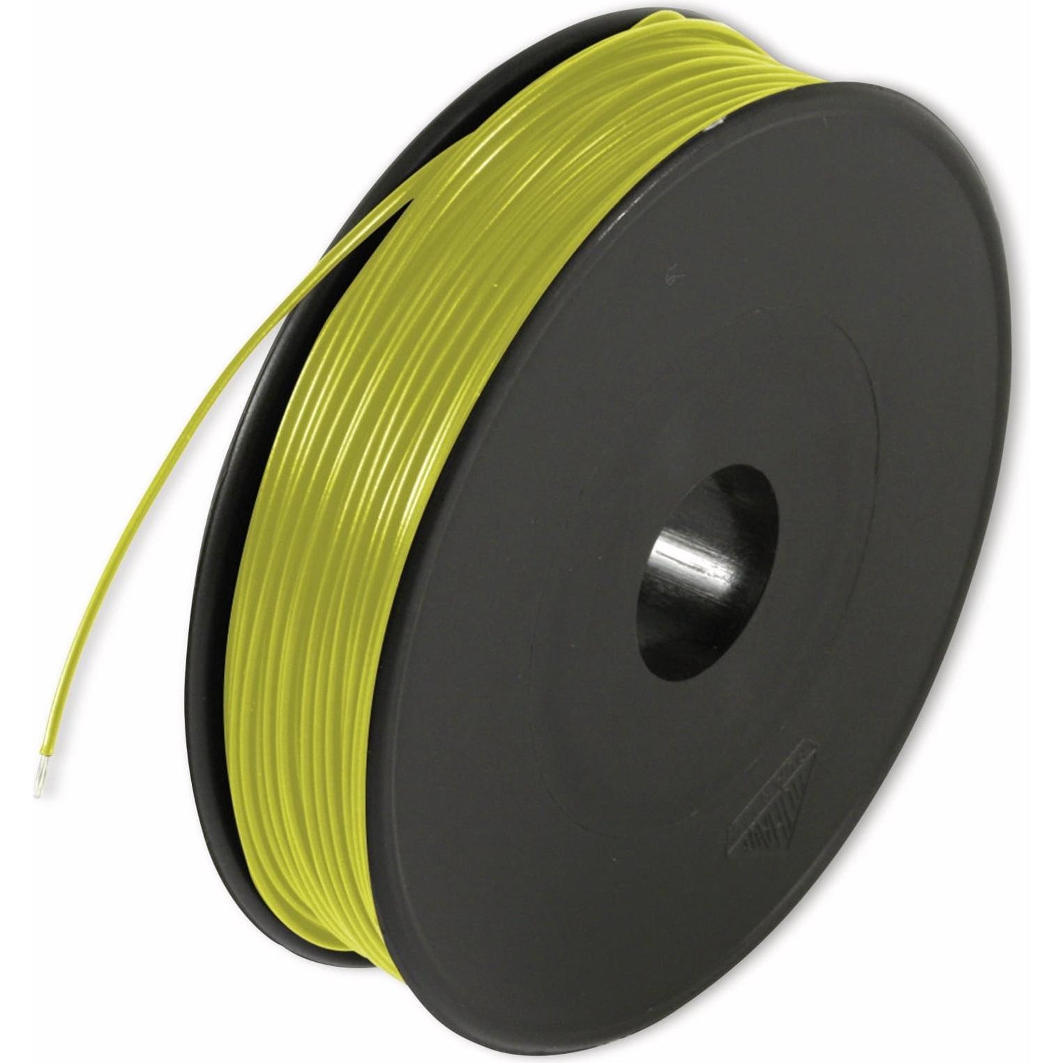 Eneroid, Kabelleitung, Litze, 1x0,14, 100m Spule, gelb, LIYV (100 m)