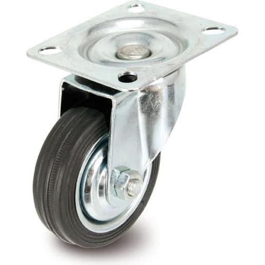 Wheeltech, Möbelrollen, Laufrolle, Ø 75mm, Kugelkranz