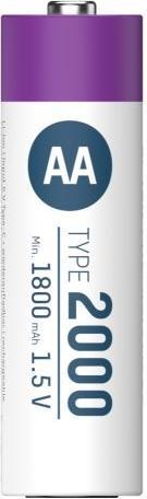 Image du produit Ansmann Batterie NiMH rechargeable Mignon AA type 2900 (min. 2650 mAh) (2 pcs, AA, 2900 mAh)