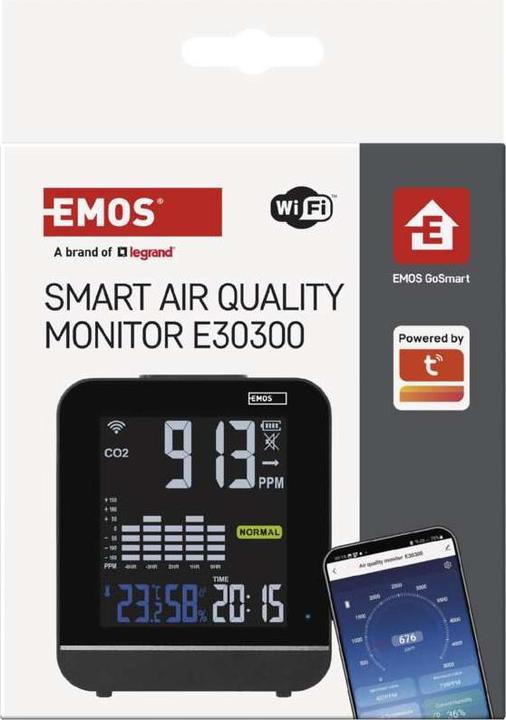 Immagine prodotto Emos Indicatore di qualità dell'aria GoSmart E30300 con WiFi