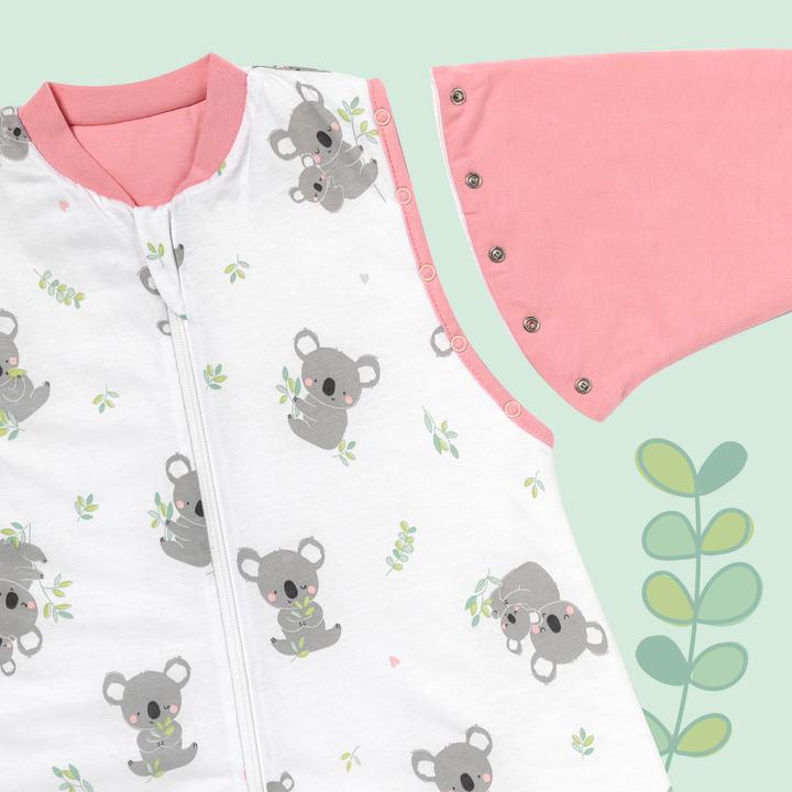 Actual product image Schlummersack Sleeping Bag with Detachable Sleeves - 2.5 TOG (80 cm, 2.5 TOG, All-season)