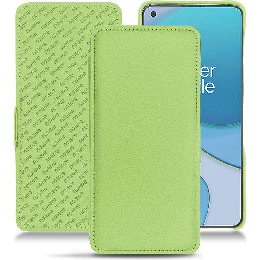 Noreve Lederschutzhülle horizontal (OnePlus 8T), Smartphone Hülle, Grün