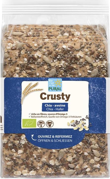 Actual product image Pural Crusty Chia Bio (200 g)