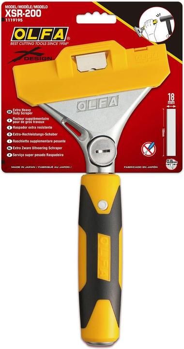 Actual product image Olfa Construction scraper from the X-Design series