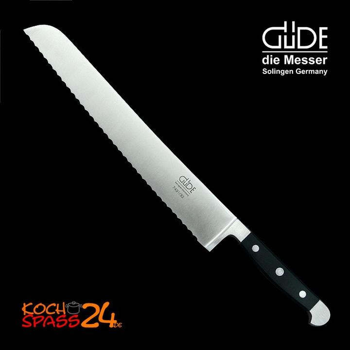 Actual product image Güde Solingen Alpha bread knife (32 cm)