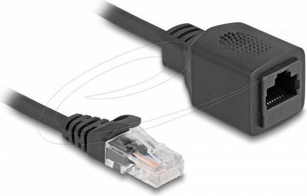 Produktbild Delock RJ45 Spiralkabel Stecker zu Buchse Cat.5e UTP 0,8 m b (U/UTP, CAT5e, 2 m)