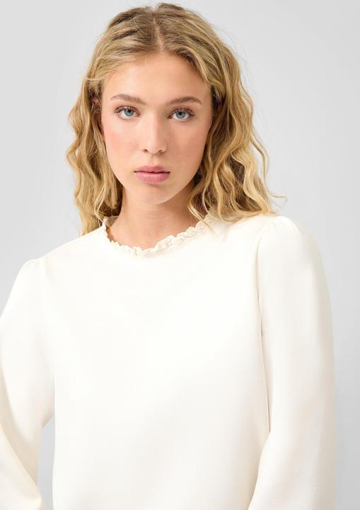 Produktbild s.Oliver Sweatshirt mit Spitze (M)