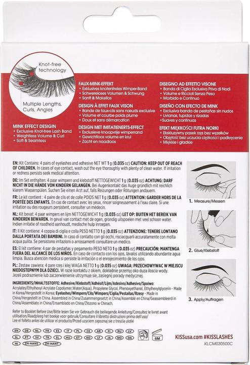 Actual product image KISS Couture (Artificial eyelashes)