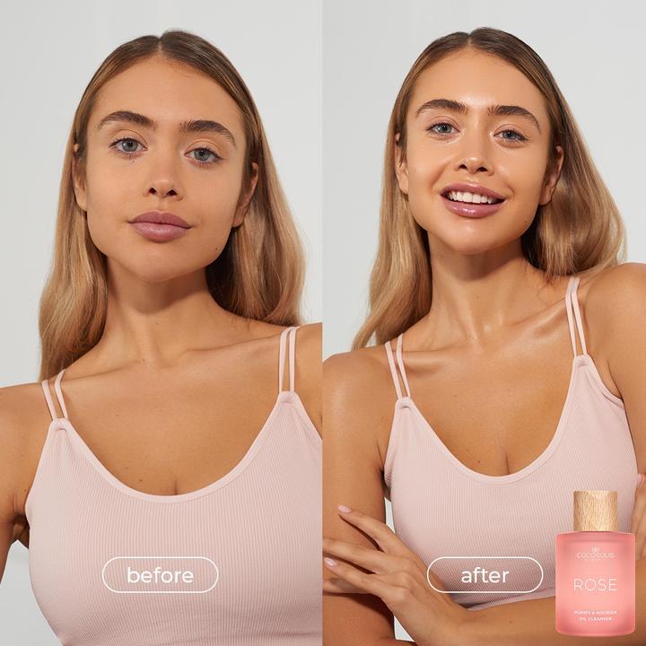 Actual product image Cocosolis ROSE Purify & Nourish Oil Cleanser (Cleansing oil, 50 ml)