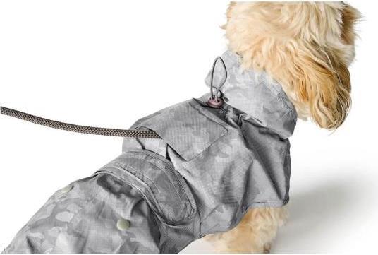 Image du produit Hunter Manteau de pluie Huka to go pour chiens Argent 30 (30, Imperméable pour chien)