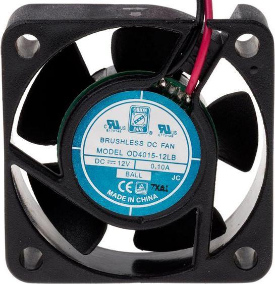 Produktbild RS PRO DC axial fan, 40x15mm 11.56cu.m/h 12V (40 mm)