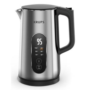 Krups BW871D, Bollitore, Nero, Argento