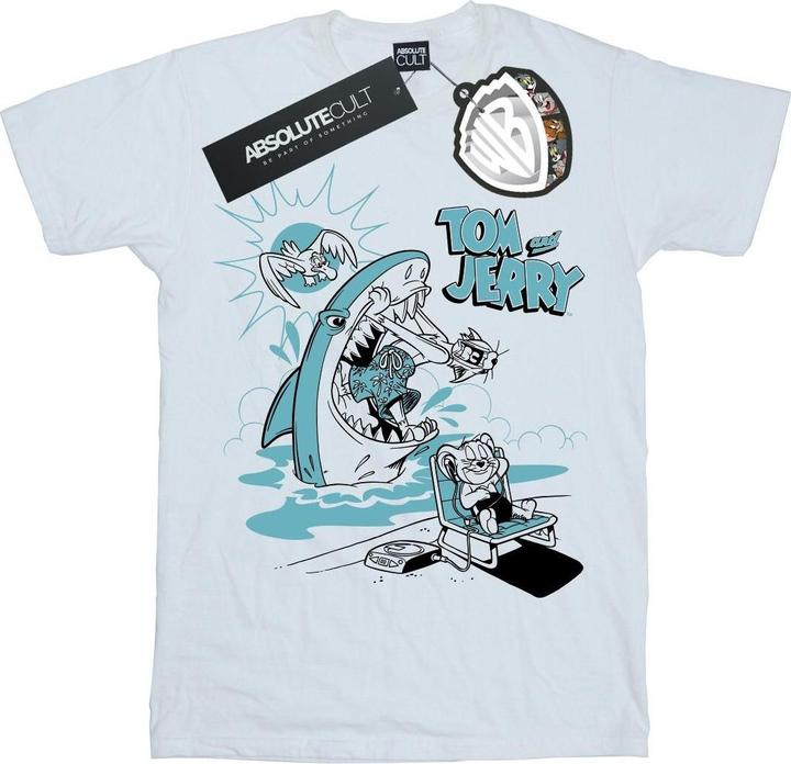 Tom & Jerry Summer Shark TShirt Jungen (152, 158)
