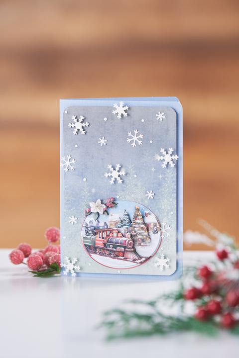 Actual product image VBS Magnetic punch "Snowflakes", ø 38 mm