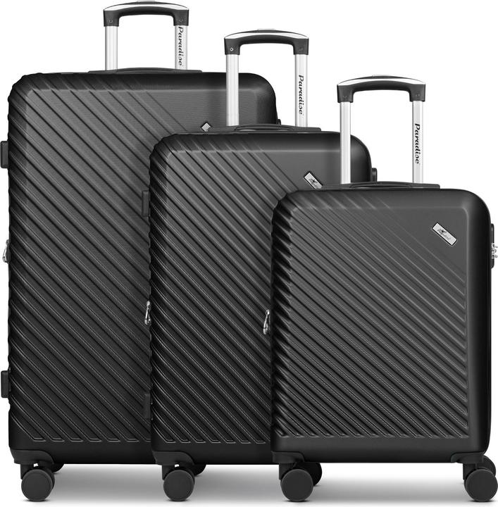 Actual product image Check.In Paradise 2.0 4 Rollen Kofferset 3-teilig mit Dehnfalte (228 l)
