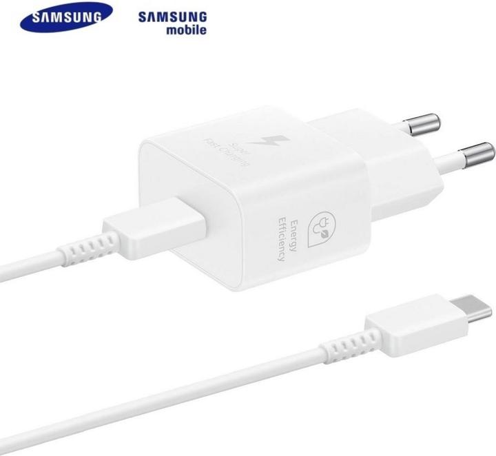 Actual product image Samsung Quick charge adapter with cable (25 W)