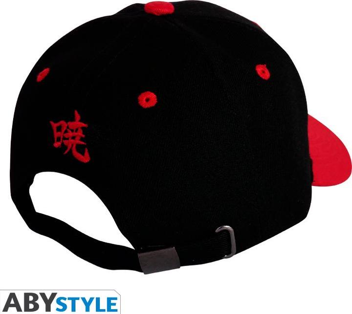 Actual product image ABYstyle Cappellino Naruto Shippuden : Akatsuki (rosso e nero) (ax2) (One size)