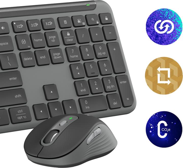 Produktbild Logitech Signature Slim Combo Mk950 (Eng. Int., Kabellos)
