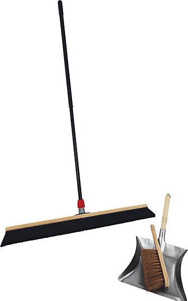 Evo Complete industrial hall broom set, broom width 800 mm, with dustpan and hand (1 pcs.)