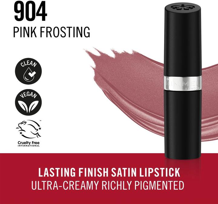 Actual product image Rimmel London Lasting Finish (904 Pink Frosting)
