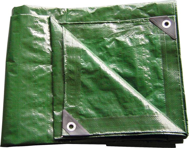 Actual product image Dema Wooden tarpaulin Fabric tarpaulin 210g/m² 12x1,5 m | Green