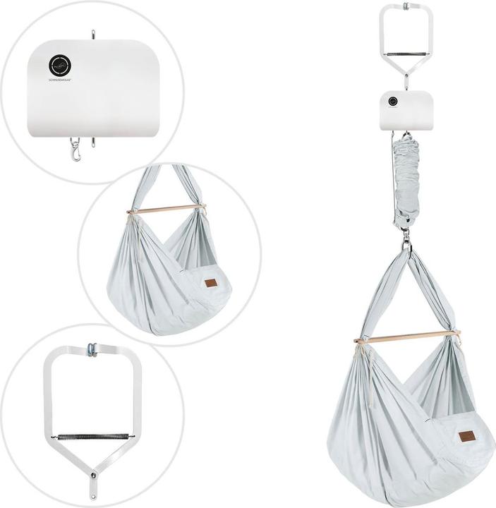 Produktbild Schmusewolke Türklammer mit Motor und Bio Federwiege