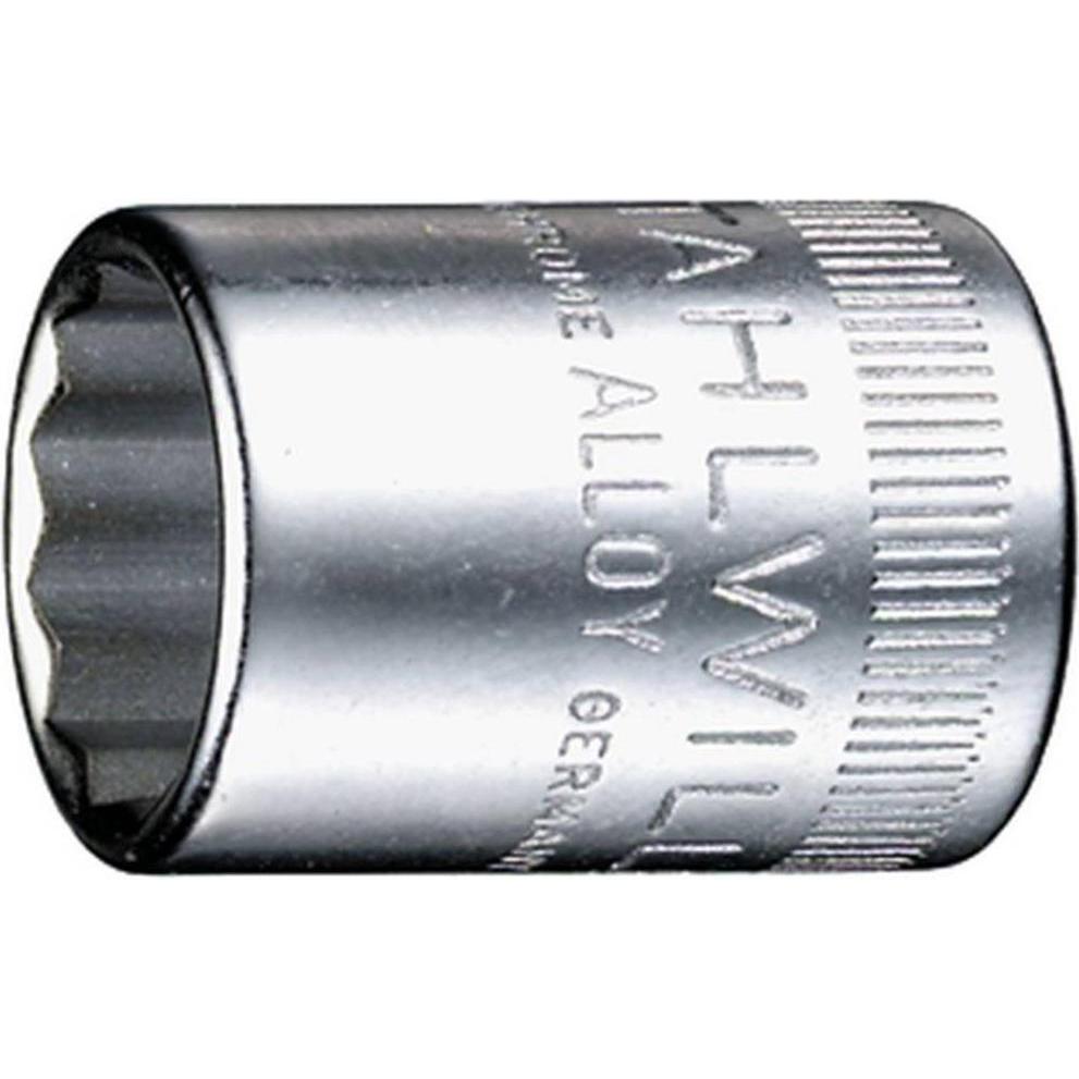 Stahlwille, Steckschlüssel + Stecknuss, 12-kant-Steckschlüssel 1/4DR x 7/16" (7/16")