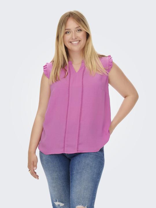 Immagine prodotto Only Top con maniche a balze Curvy (46)